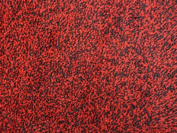 SONDERPOSTEN: Schmutzfangmatte meliert rot/schwarz 60x90 cm